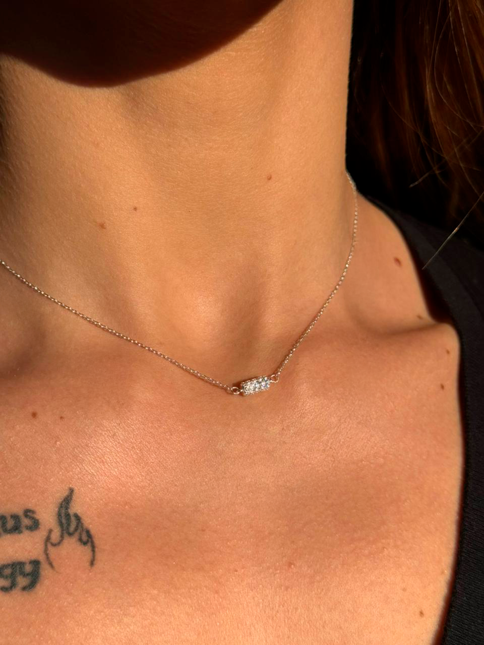 CONJUNTO CRAVEJADO EM PRATA 925