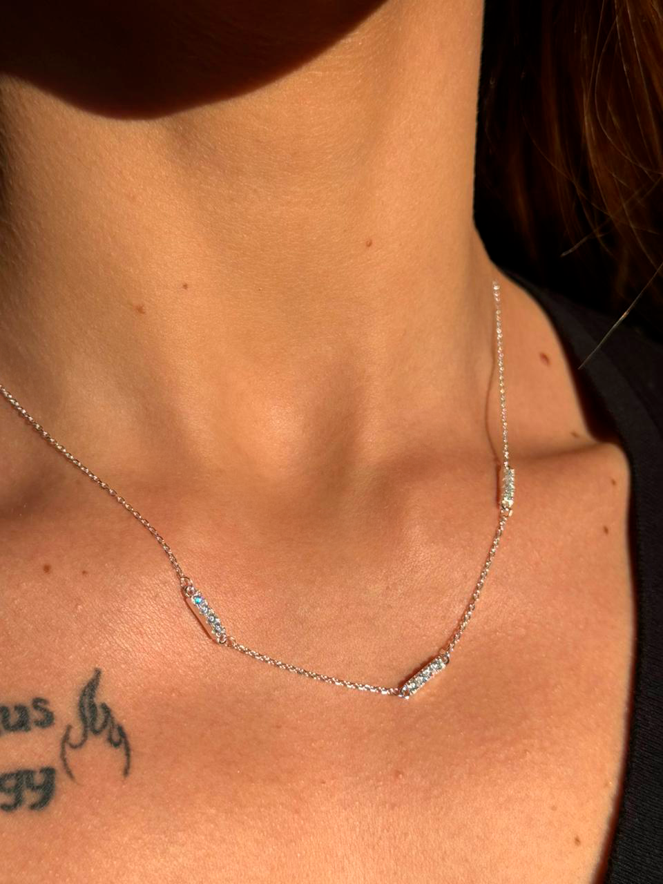 CONJUNTO CRAVEJADO EM PRATA 925