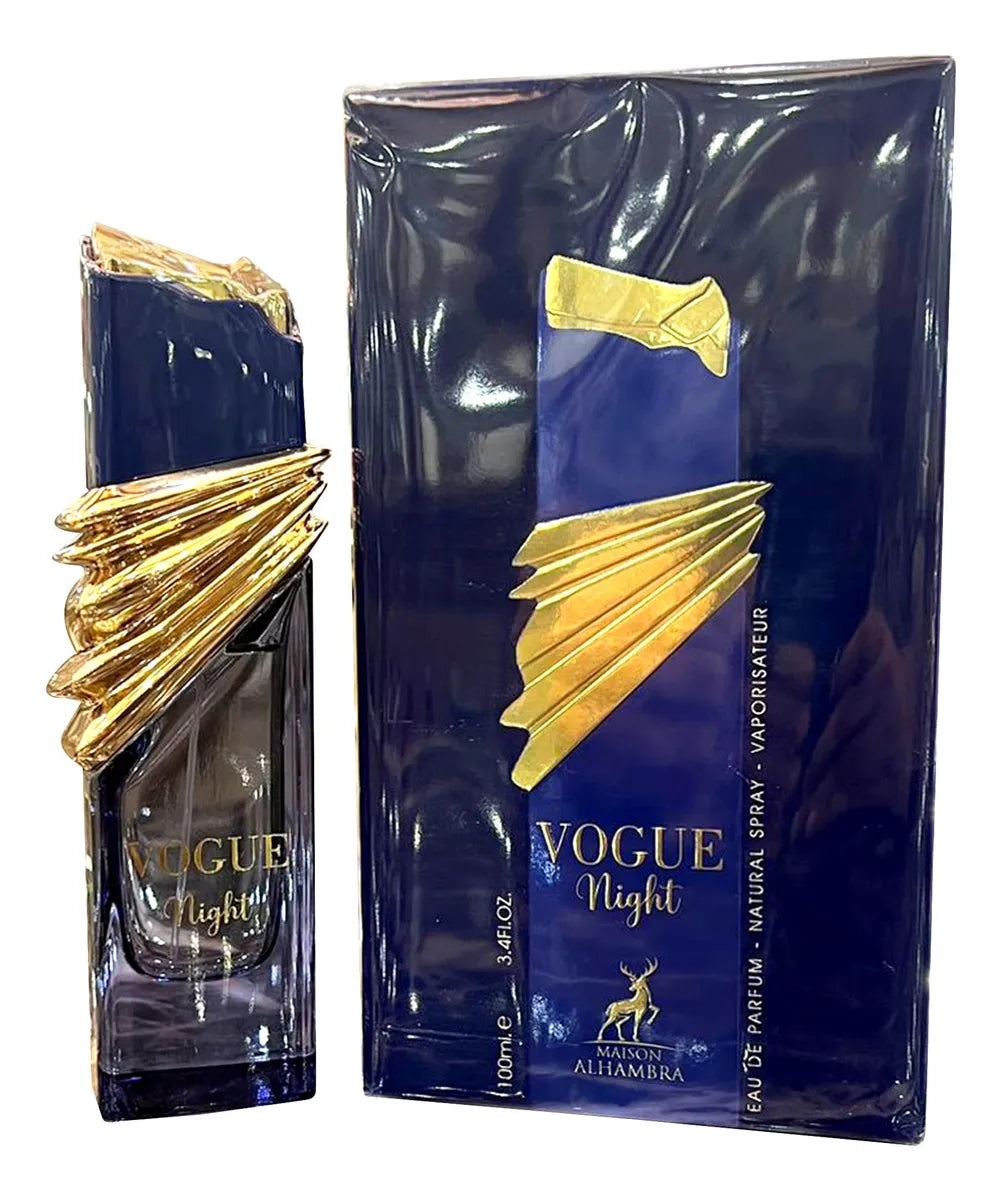 Maison Alhambra Vogue Night Eau de Parfum Perfume Árabe Unissex 100ml