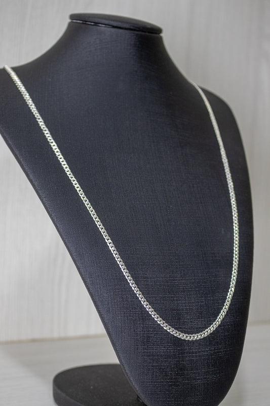 CORRENTE ELO GRUMET 60CM EM PRATA 925