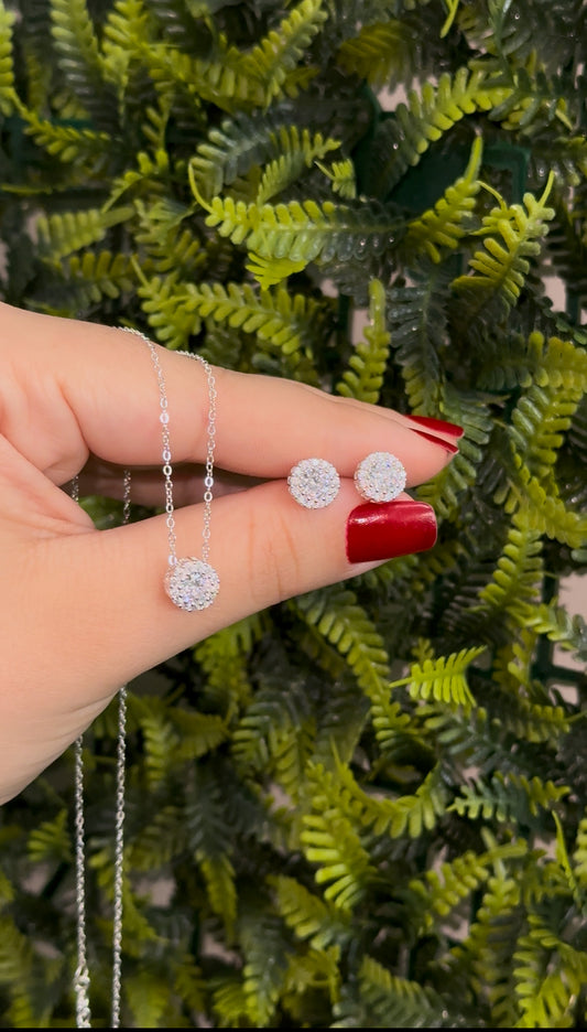 CONJUNTO REDONDO CRAVEJADO