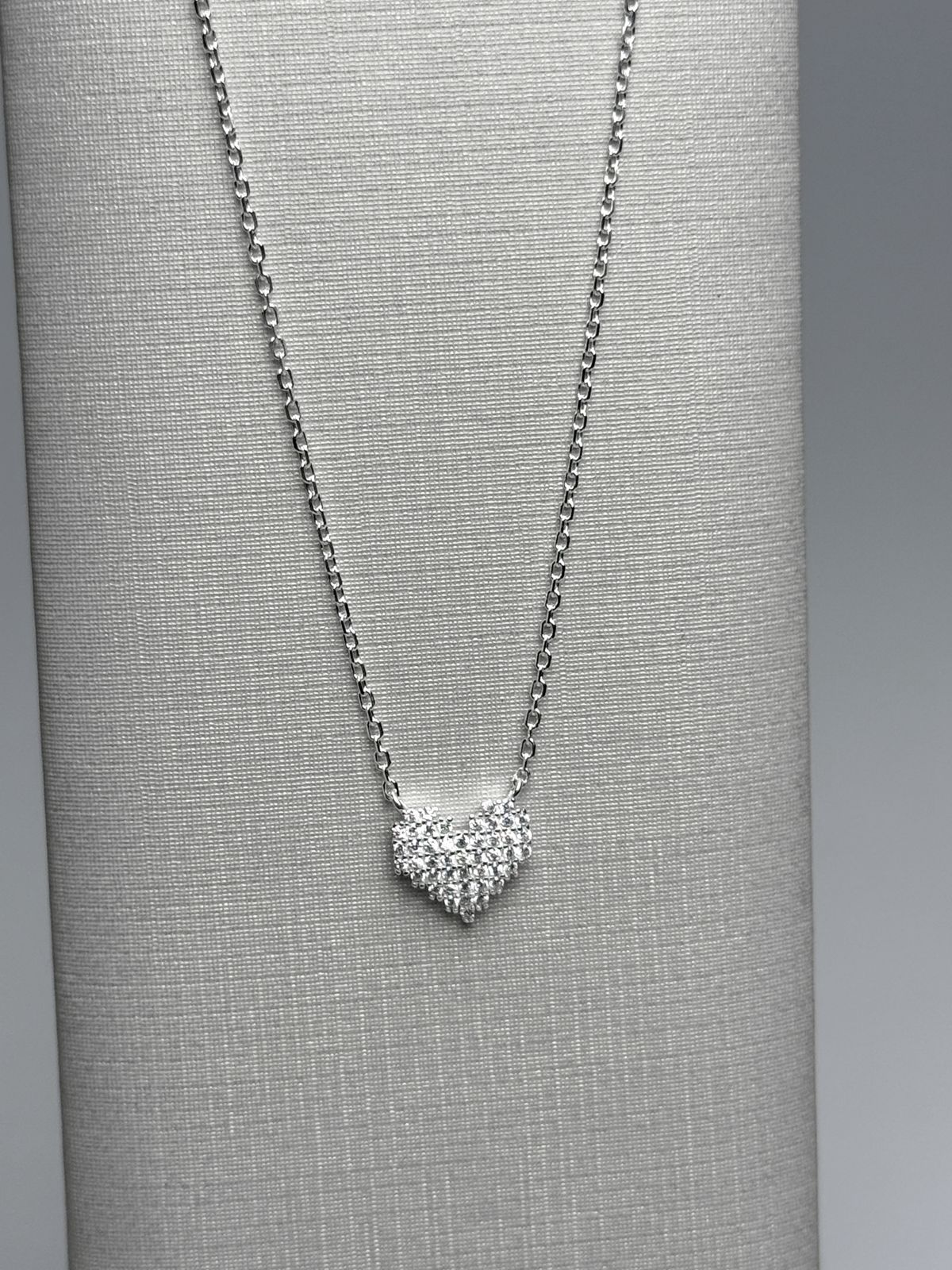 CONJUNTO PIXEL CRISTAL EM PRATA 925