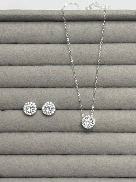 Conjunto Luz Clássica em Prata 925