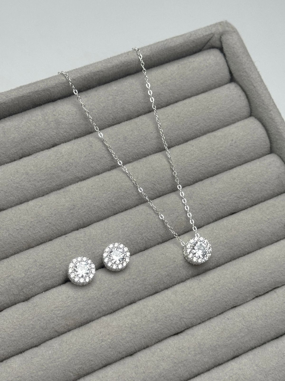 Conjunto Luz Clássica em Prata 925