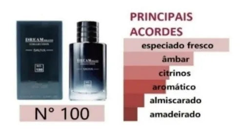 Perfume Dream Brand Collection N.100 Sauva Masculino 25ml