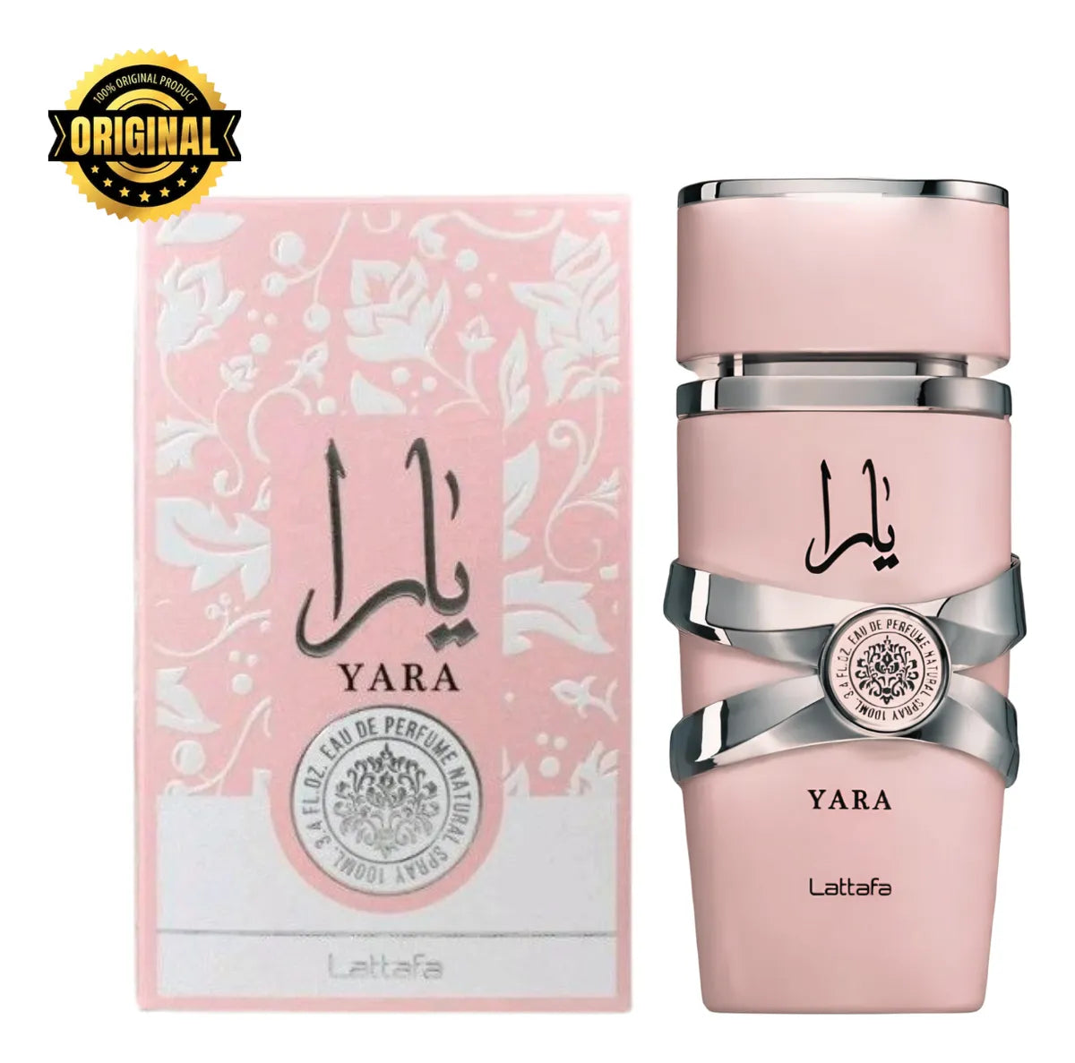Perfume Árabe Lattafa Yara Rosa Femino Eau De Parfum 100ml -ORIGINAL