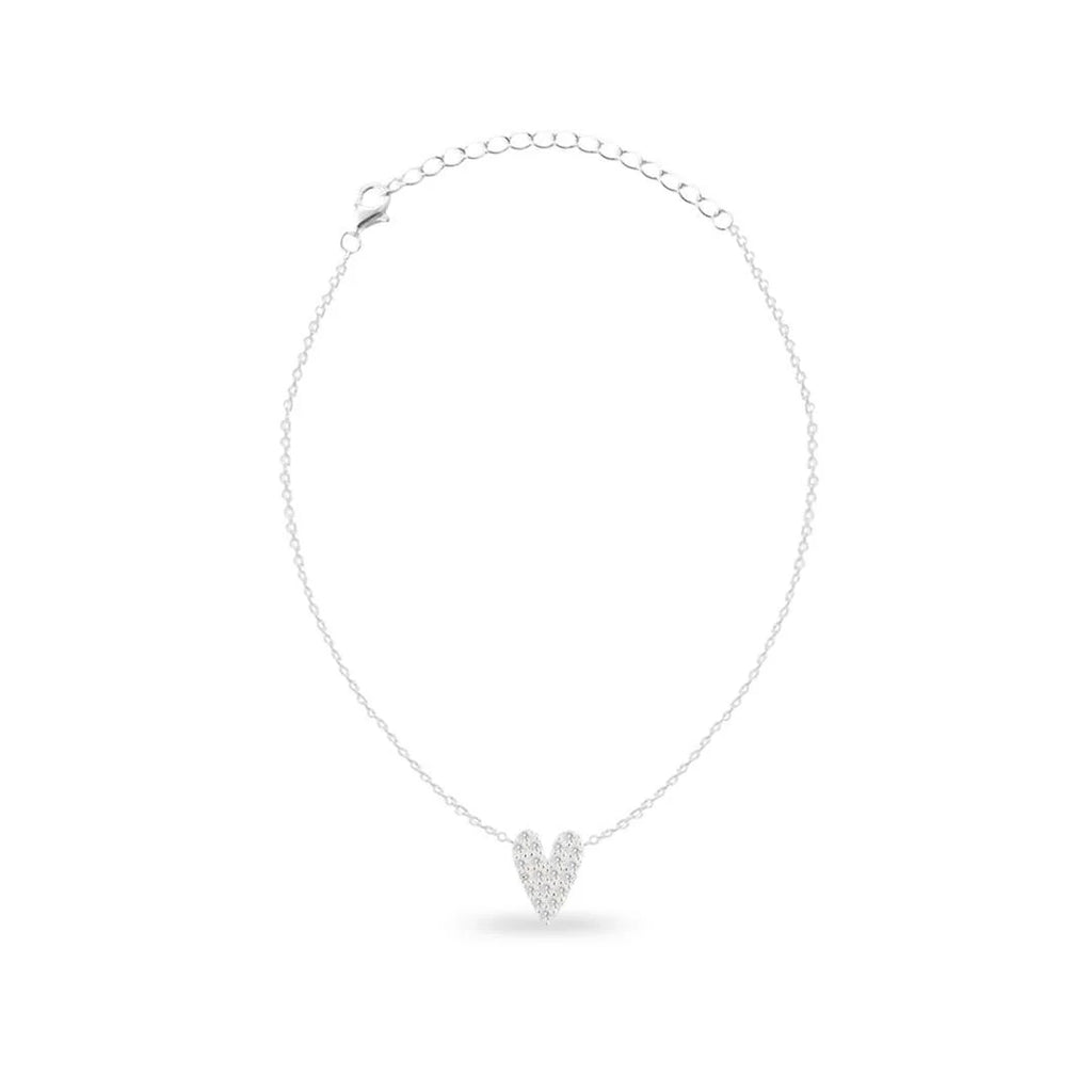PULSEIRA CORAÇÃO LONGO EM PRATA 925