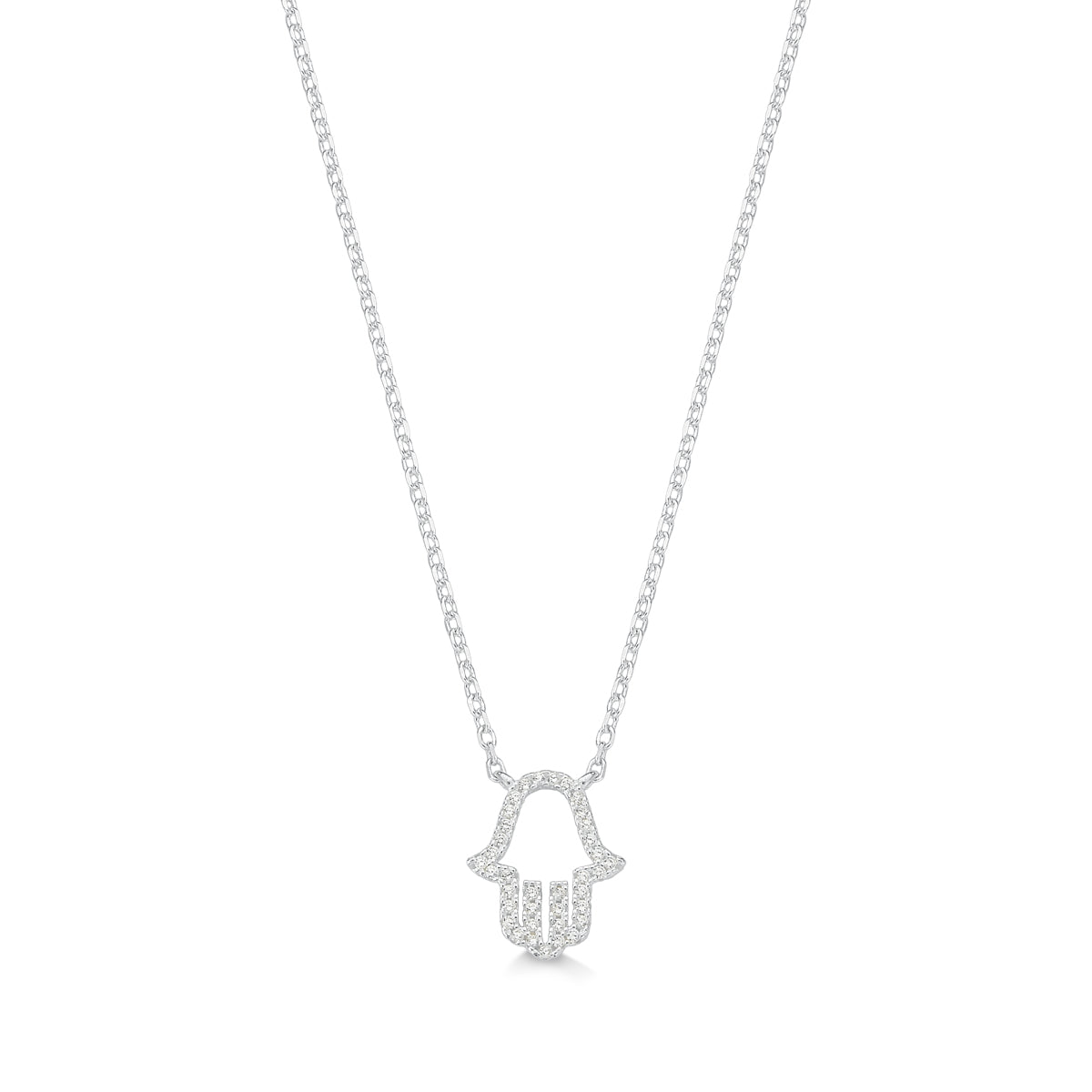 COLAR MÃO DE FÁTIMA CRAVEJADO