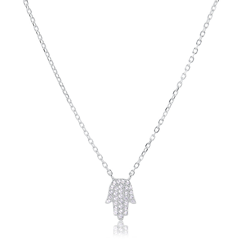 COLAR MÃO DE FÁTIMA CRAVEJADO