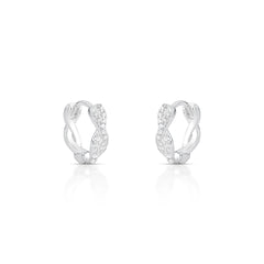 TRIO ARGOLA TRANÇADA CRAVEJADA