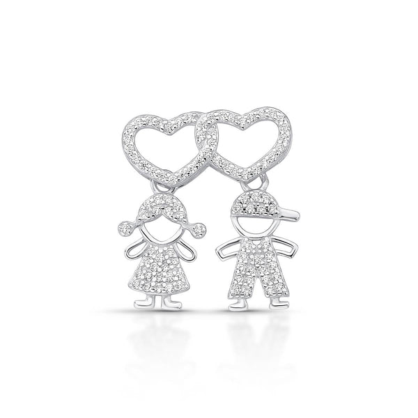 PINGENTE FILHOS CRAVEJADO