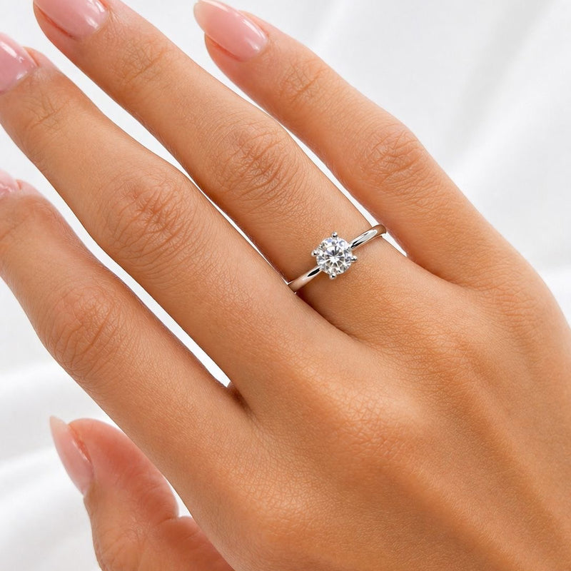 SOLITÁRIO MOISSANITE