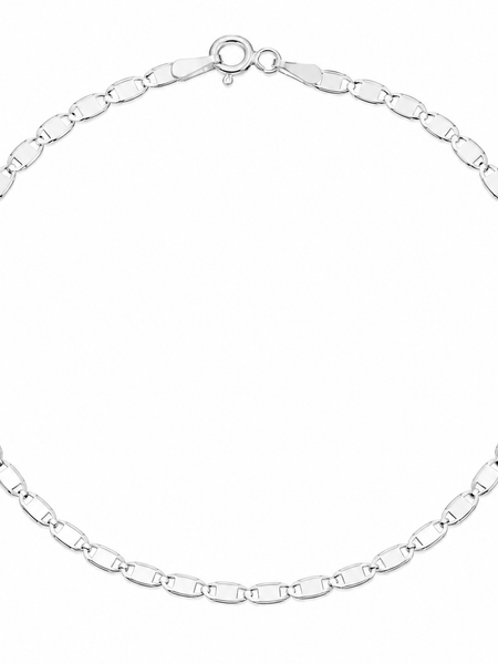 PULSEIRA PIASTRINE 2,5MM PRATA 925