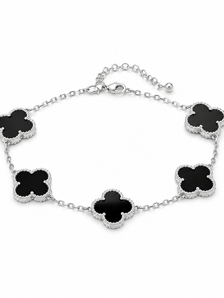PULSEIRA 5 TREVOS PRATA 925