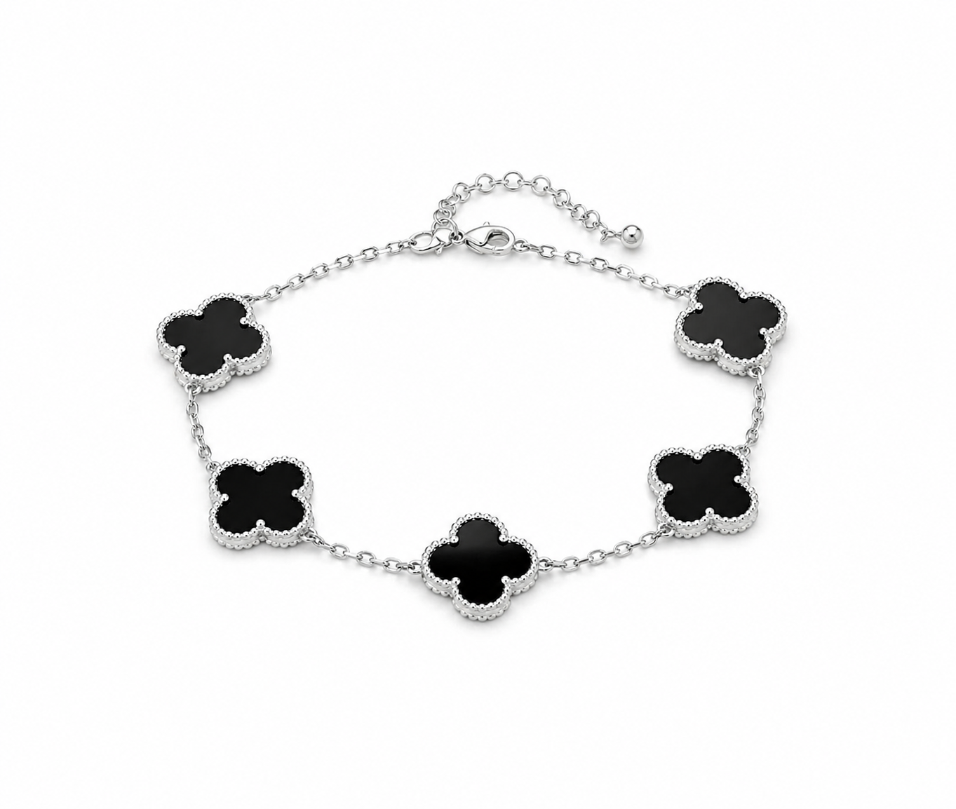 PULSEIRA 5 TREVOS PRATA 925