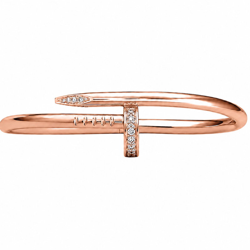 BRACELETE ROSE AÇO INOXIDÁVEL