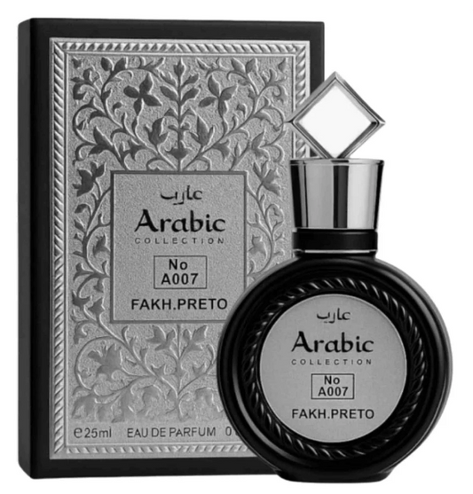Perfume Arabic Fakh. Preto A007 - Masculino 25ml