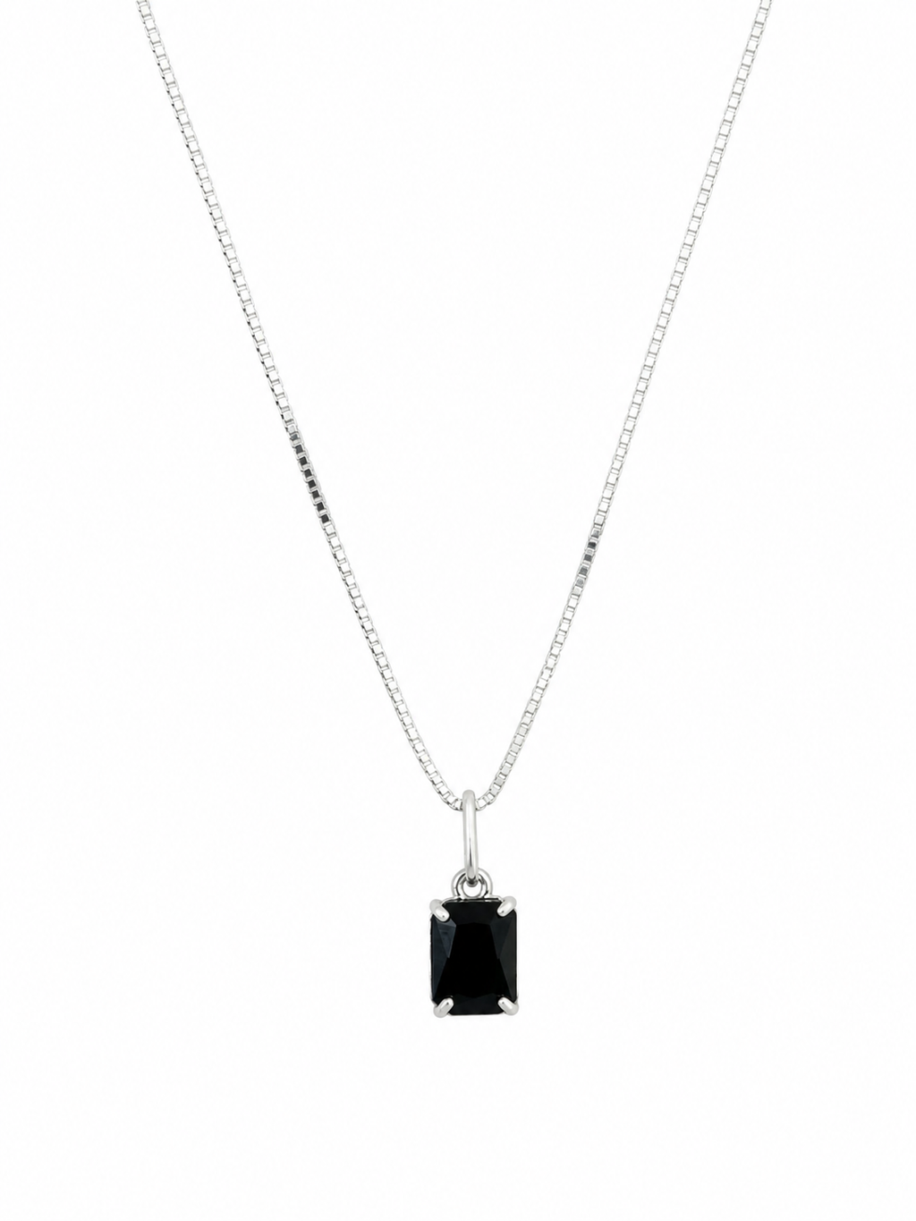 COLAR VENEZIANA COM PINGENTE ONIX 45CM