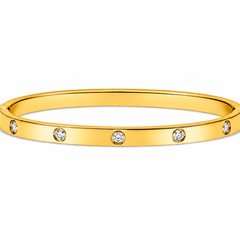 BRACELETE DOURADO AÇO INOXIDÁVEL