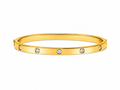 BRACELETE DOURADO AÇO INOXIDÁVEL