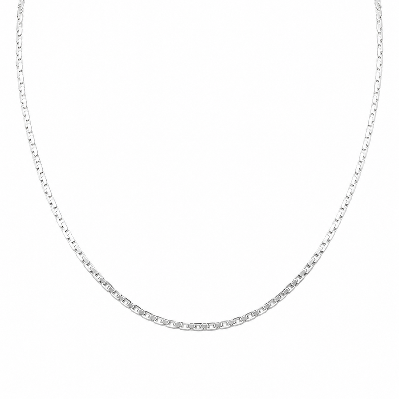 CORRENTE PIASTRINE 2,5MM PRATA 925
