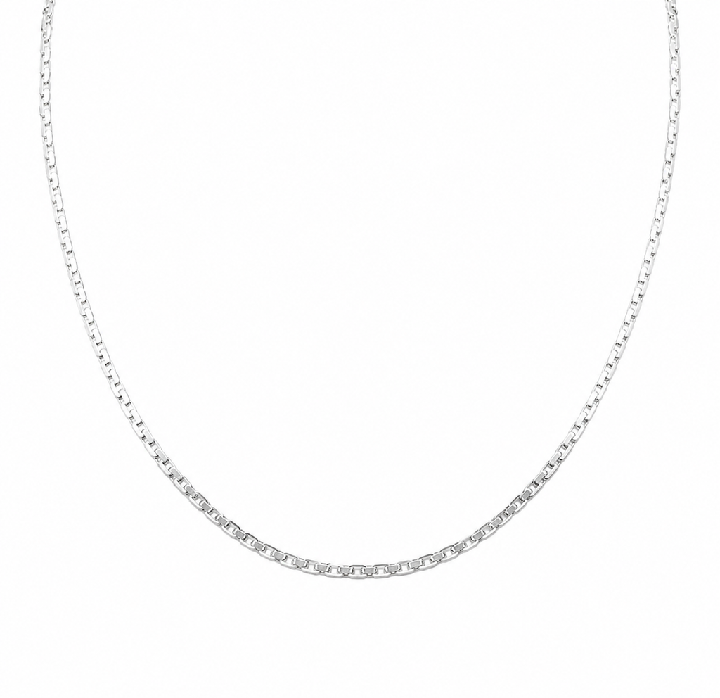 CORRENTE PIASTRINE 2,5MM PRATA 925