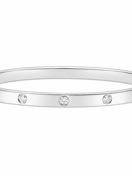 BRACELETE PONTO DE LUZ AÇO INOXIDÁVEL