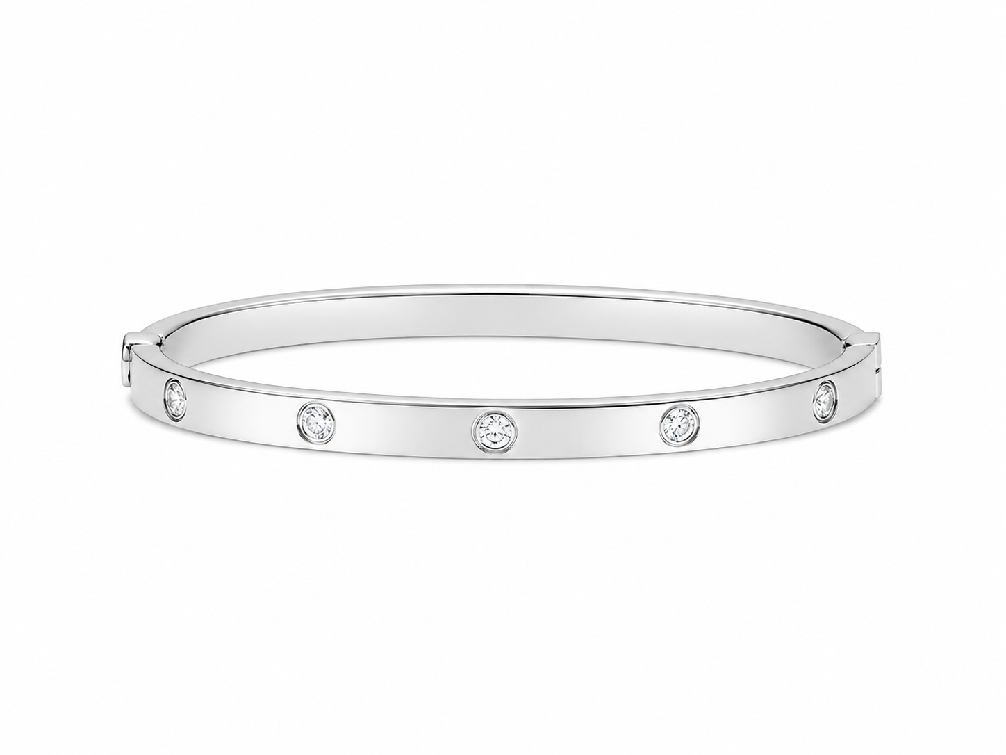BRACELETE PONTO DE LUZ AÇO INOXIDÁVEL