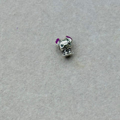 BERLOQUE STITCH ROSA PRATA 925