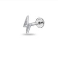 PIERCING RAIO CARTILAGEM/TRAGUS PRATA 925