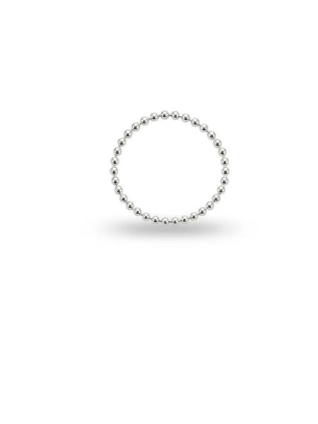 ANEL LISO CORRENTE BOLINHA 1,2MM