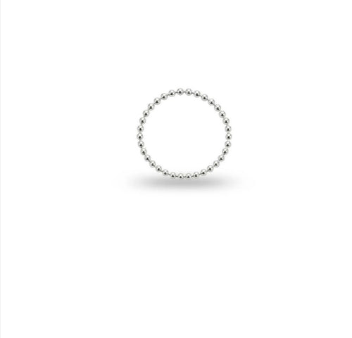 ANEL LISO CORRENTE BOLINHA 1,2MM