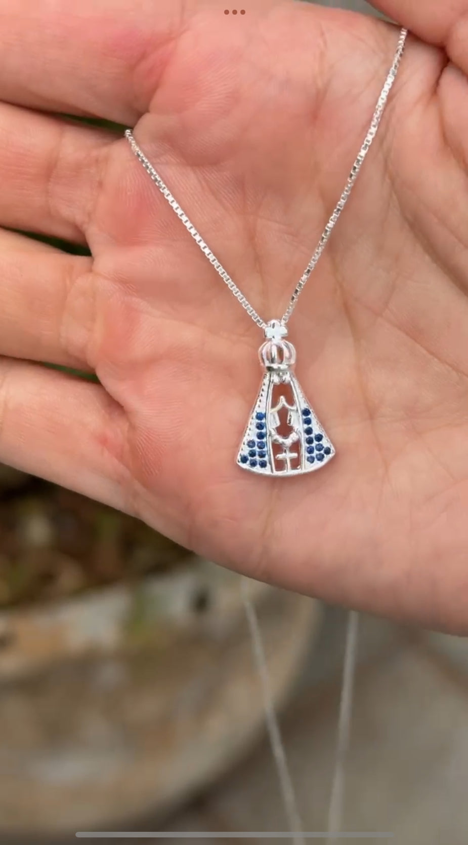 COLAR NOSSA SENHORA APARECIDA 45CM