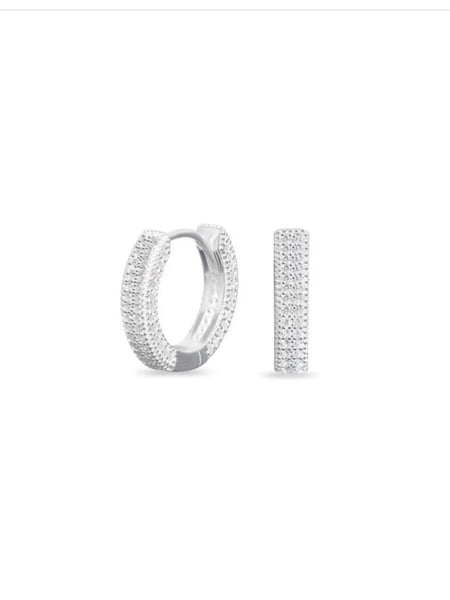 ARGOLA CRAVEJADA ARO QUADRADO 4MM x 1,7CM