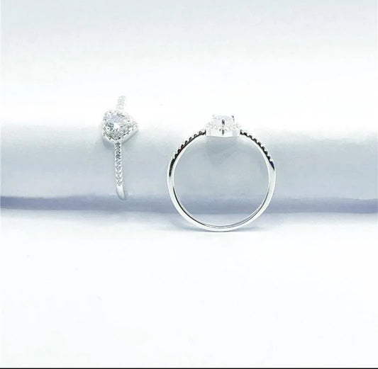 ANEL CORAÇÃO CRAVEJADO 7MM