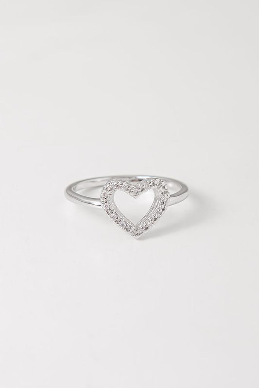 ANEL CORAÇÃO VAZADO