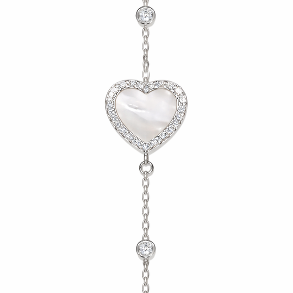 PULSEIRA CORAÇÃO MADREPÉROLA