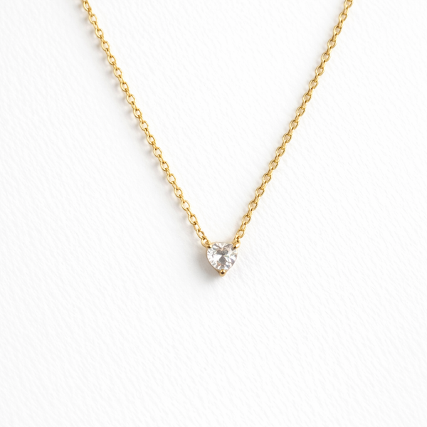 COLAR CORAÇÃO PONTO DE LUZ