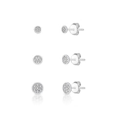 TRIO REDONDO CRAVEJADO