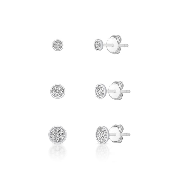 TRIO REDONDO CRAVEJADO