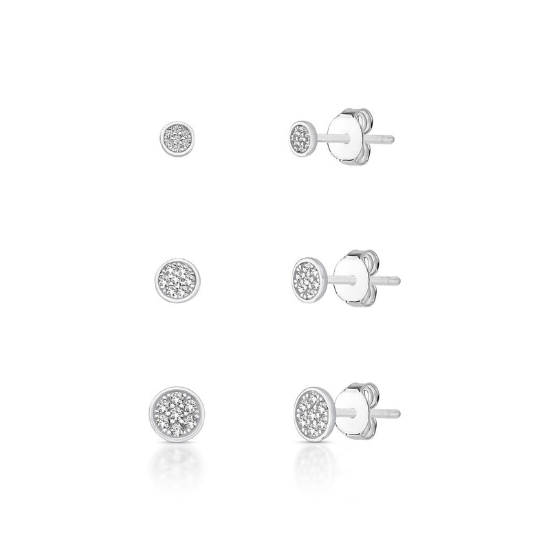 TRIO REDONDO CRAVEJADO