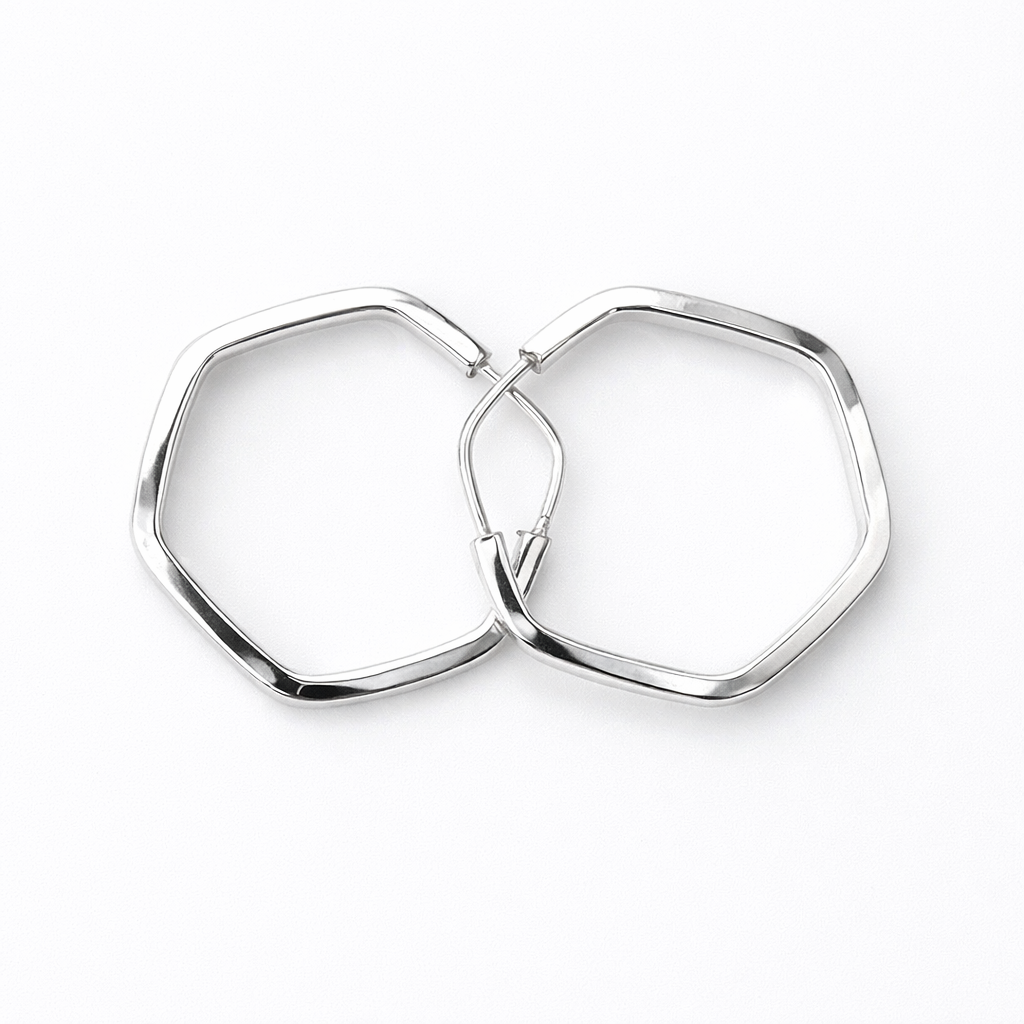 ARGOLA HEXAGONAL FECHO DE ENCAIXE