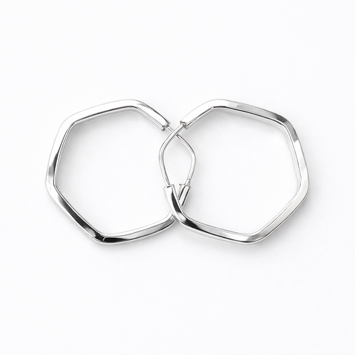 ARGOLA HEXAGONAL FECHO DE ENCAIXE