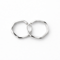 ARGOLA HEXAGONAL FECHO DE ENCAIXE