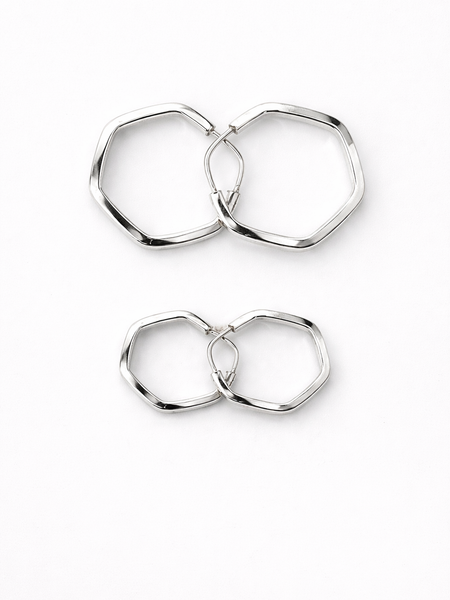 ARGOLA HEXAGONAL FECHO DE ENCAIXE