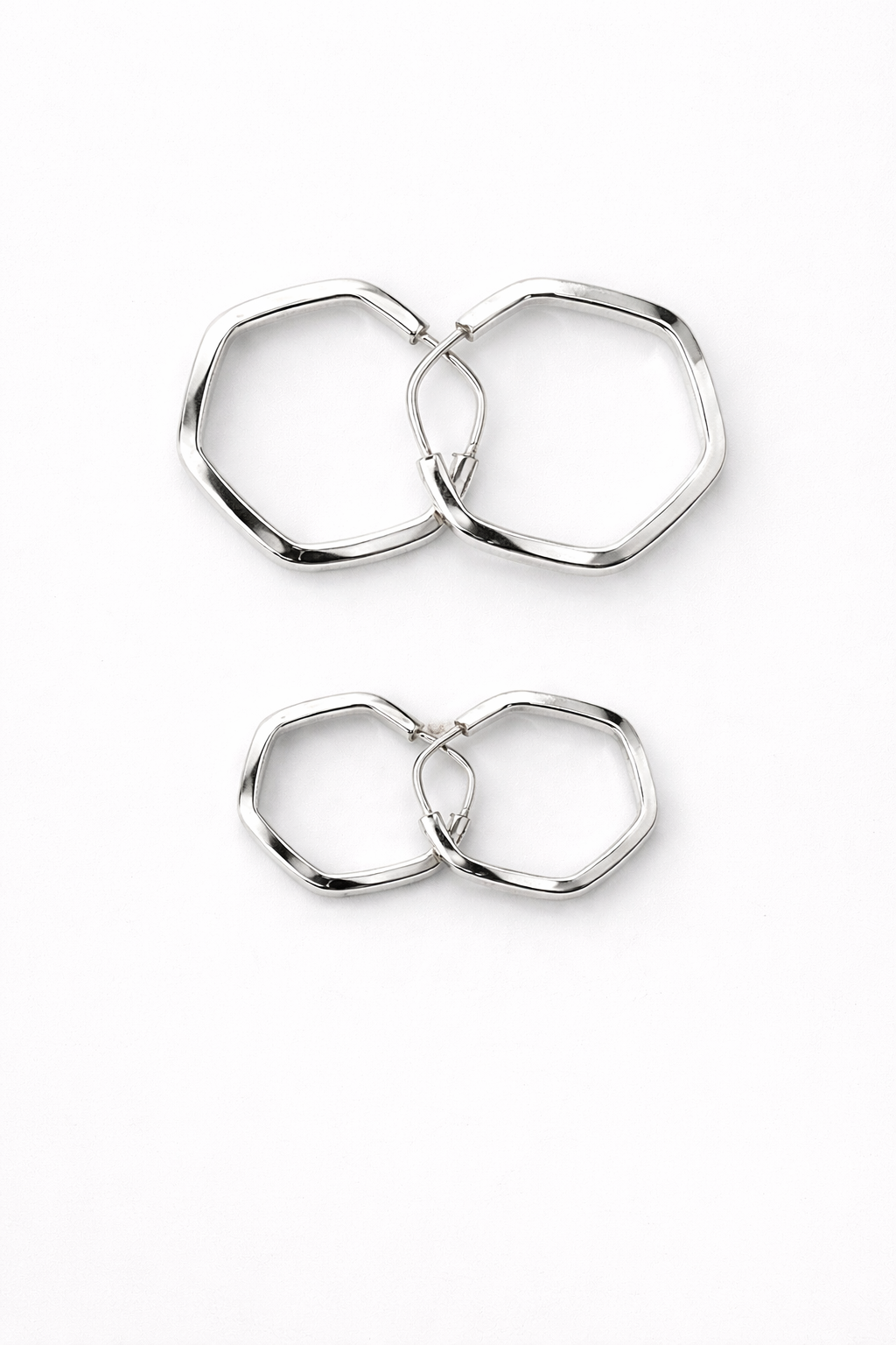 ARGOLA HEXAGONAL FECHO DE ENCAIXE