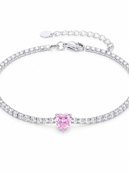PULSEIRA RIVIERA PRATA 925 COM BANHO DE RÓDIO