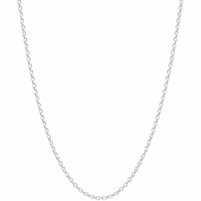 CORRENTE ELOS 60CM 2MM PRATA 925
