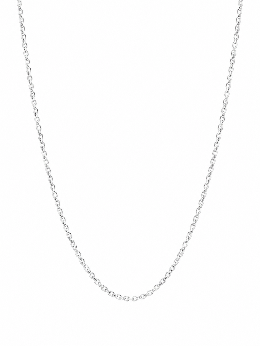 CORRENTE ELOS 60CM 2MM PRATA 925