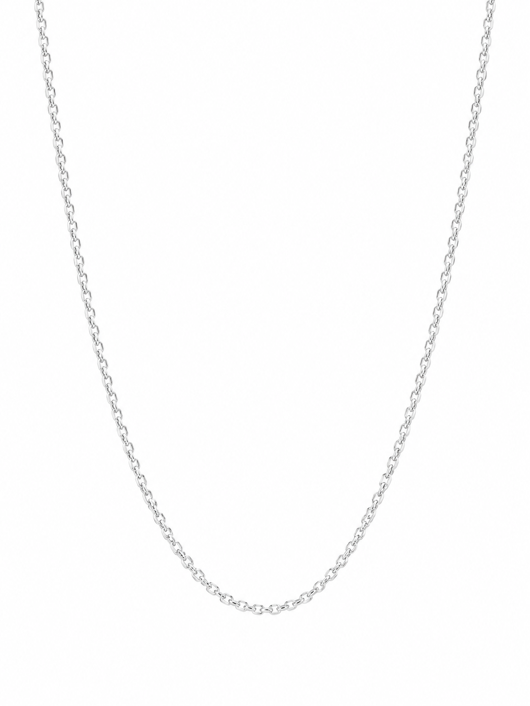 CORRENTE ELOS 60CM 2MM PRATA 925